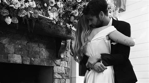 Miley Cyrus And Liam Hemsworth Share Intimate Pictures From Surprise Wedding See Them Here