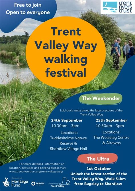 Trent Valley Way Walking Festival Walton On Trent Parish Council