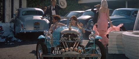The film has a very loose structure. IMCDb.org: 1933 Morgan Sports Model in "The Party, 1968"