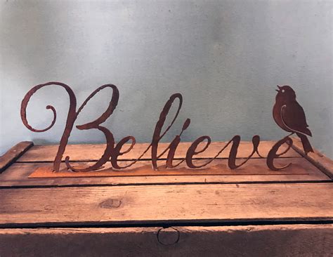Believe Pop Up Word Art Believe Sign Mantle Decor Letter | Etsy