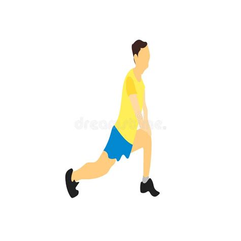Exercise Icon Vector Isolated On White Background Exercise Sign