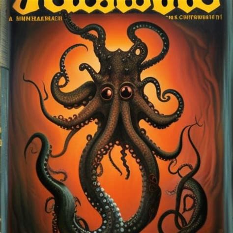 Chtulhu In Weird Tales Magazine Ai Generated Artwork Nightcafe Creator