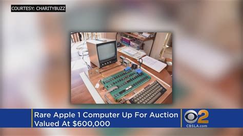 Rare Apple 1 Computer Auction Takes You Back To 1976 Youtube