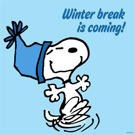 Pin By Cindy On Peanuts Winter Break Quotes Snoopy Snoopy Love