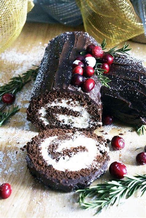 How To Make Yule Log Cake Buche De Noel If You Think Making Yule Log
