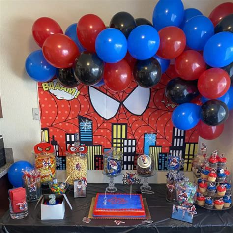 Spiderman Birthday Arch Shower Decor Supplies Party Decorations