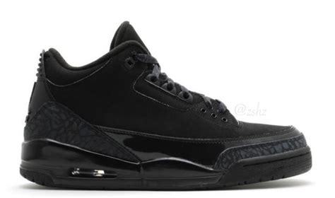 Another Triple Black Air Jordan 3 Could Arrive Before Years End