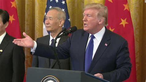 Trump Calls Impeachment A Hoax While Signing Us China Trade Deal