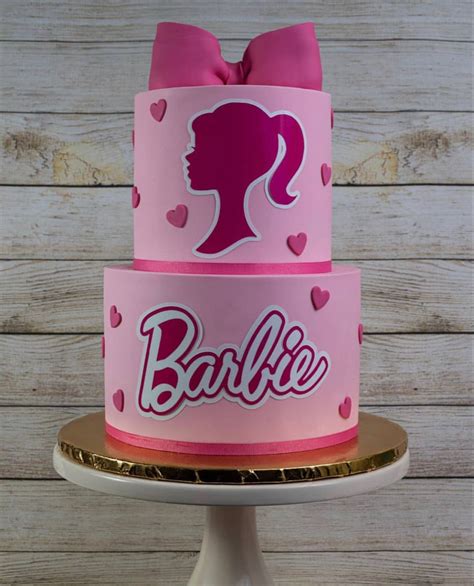 Barbie Pink Silhouette Image Edible Cake Topper Frosting Sheet Lupon The Best Porn Website