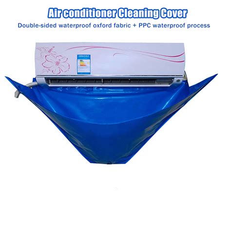 Air Conditioner Cleaning Cover Waterproof Air Conditioner Below 15p Cleaning Dust Protection