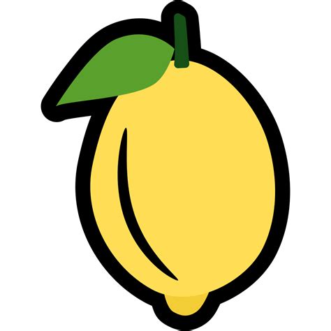 Lemon Icon Fresh Fruit Iconset Alex T