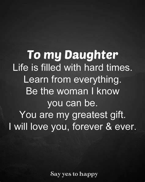 Love You Daughter Quotes Mothers Love Quotes Letter To My Daughter