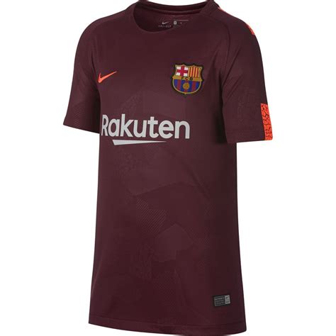 Rep your team in the fc barcelona stadium away jersey. Nike FC Barcelona 2017-18 Youth Third Stadium Jersey ...