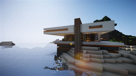 Aquaholic Manor Modern House Minecraft Map