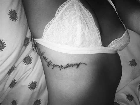 Tattoo artist harriet heath understands why that would sting so much. Fight Off Your Demons - Brand New #tattoo #script #cursive ...
