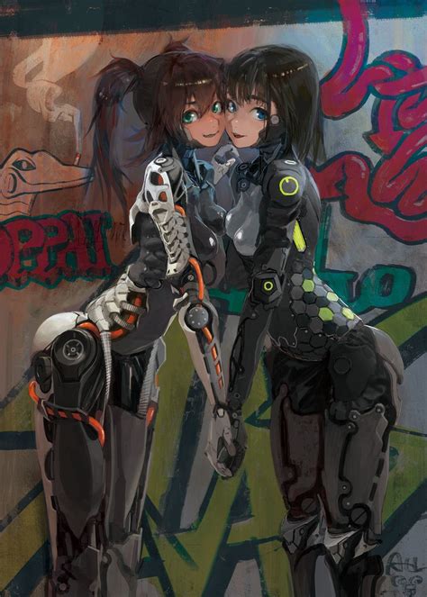 Android Robot Anime Girl