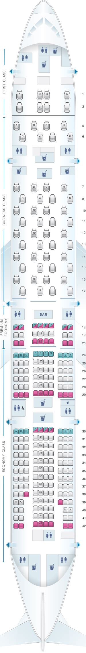 Mapa De Asientos Ana All Nippon Airways Boeing B777 300er 264pax