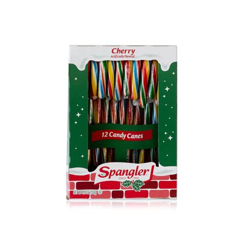 Spangler Cherry Candy Canes 12 Pack 150g Spinneys Uae