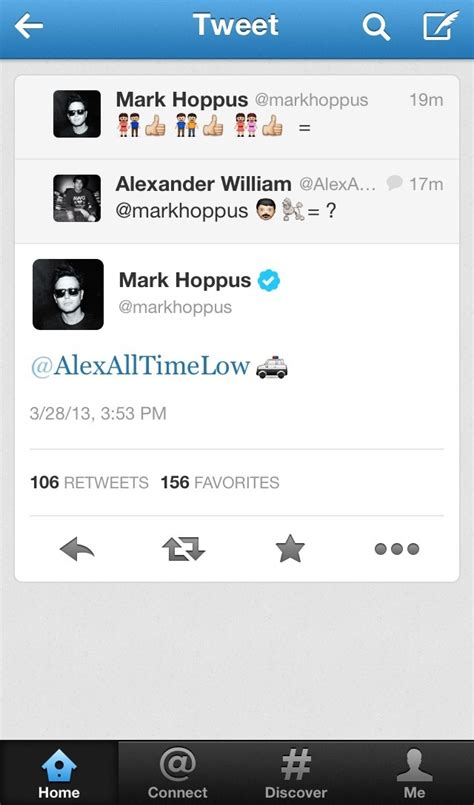 Loudwire confirmed the news fans initially became worried about hoppus' health when the bassist / vocalist shared a photo of himself. Mark Hoppus Twitter - Okay but its because halloween is all year old buddy haha. - Insight from ...