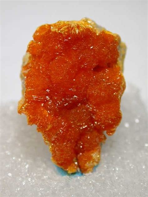 A Cute 30 By 20 Cms Specimen Of Lustrous Orange Crystals Jss
