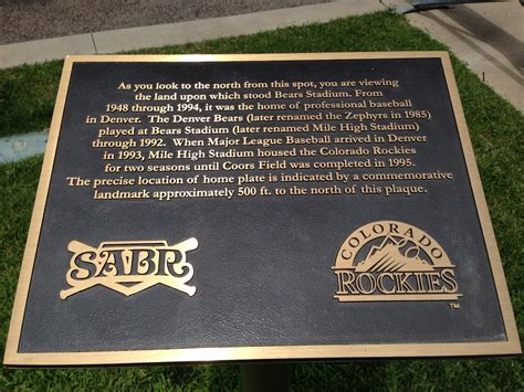 Baseball Before Coors Field A Tour Of Denvers Historic Baseball Sites