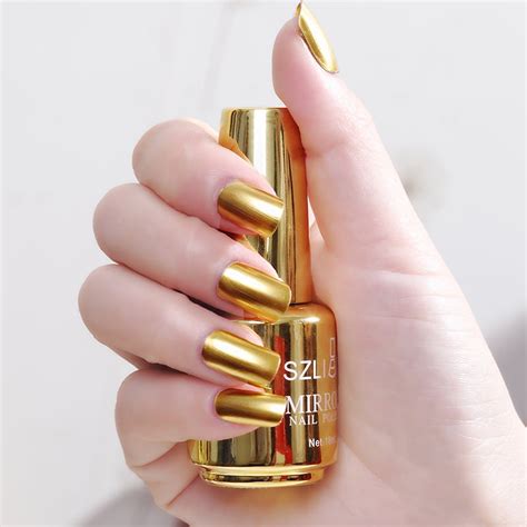 18ml Metallic Nail Polish Mirror Nail Polish Varnishes Metal Mirror