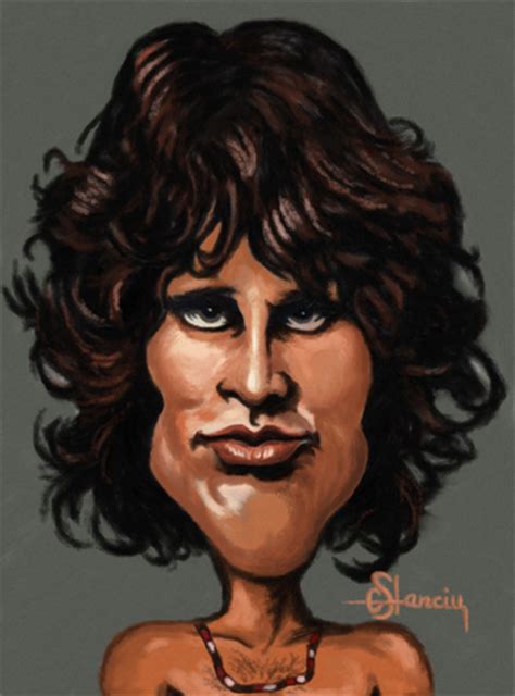 Jim Morrison By Cristianst Famous People Cartoon Toonpool