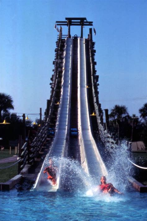 Florida Memory Water Slide At The Adventure Island Amusement Park