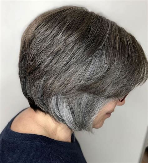 Gorgeous Gray Hair Styles Gray Hair Highlights Gray Hair Growing Out Short Grey Hair