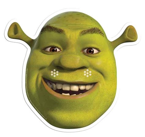 Shrek movie reviews & metacritic score: Shrek Single Card Party Face Mask. In Stock Now with Free ...