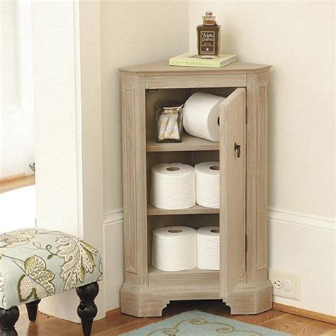 Create a spacious feel in the smallest of rooms with a bathroom mirror cabinet, an excellent choice for storage and grooming combined. Miranda Corner Cabinet | Toilet paper storage, Corner ...