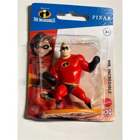 Disney Pixar The Incredibles Mr Incredible Micro Collection Mattel Figurine Toy 5 91 Picclick