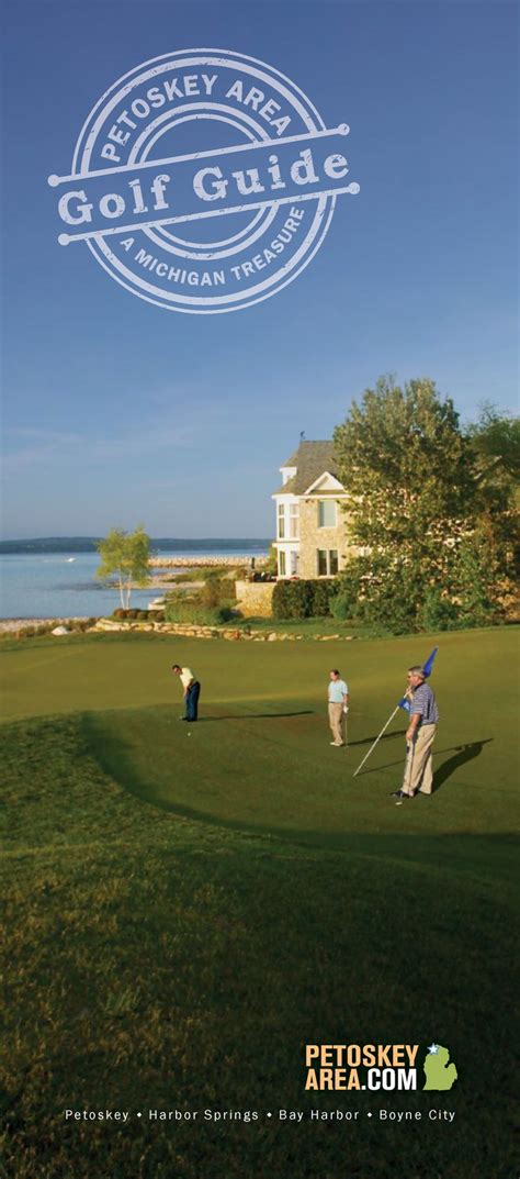 Guide To Golf Courses In The Petoskey Area Of Northwest Michigan