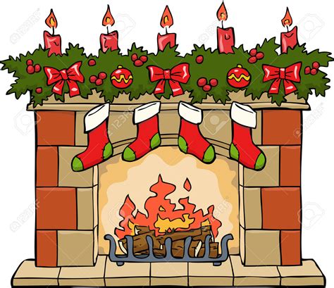 Christmas Fireplace Clipart Tumundografico 2 Clipartix