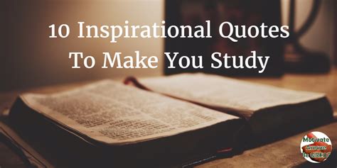 10 Inspirational Quotes To Make You Study