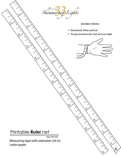 How to measure your exact wrist circumference. Determine Your Wrist Size — 33 Shimmering Lights ...