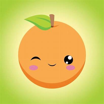 Kawaii Vitamin Orange Fruit Florida Clip Taste