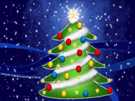 Cute Christmas Trees Wallpapers Wallpaper Cave