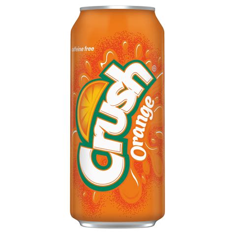 Crush Orange Soda 16 Fl Oz Can