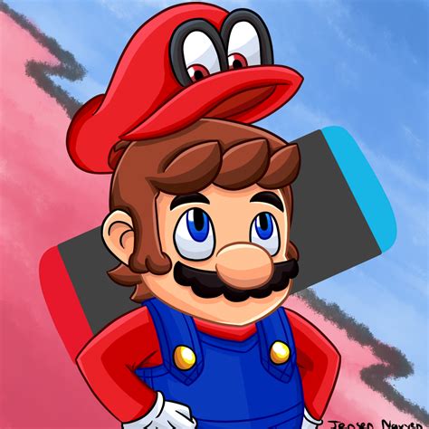 Super Mario Odyssey Speedpaint Included By Thegamingdrawer On Deviantart