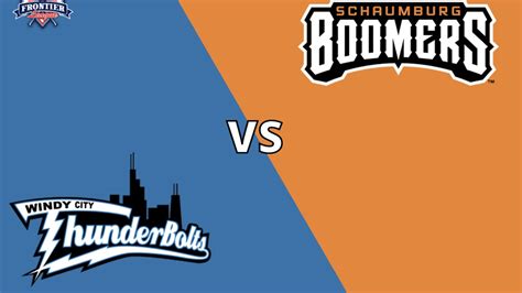 Schaumburg Boomers Vs Windy City Thunderbolts 8 8 21 2021 Season Frontier League Of