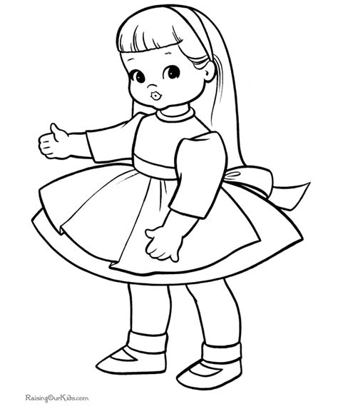 The spruce / ashley deleon nicole these free pumpkin coloring pages will be sna. Coloring Pages Dolls - Coloring Home