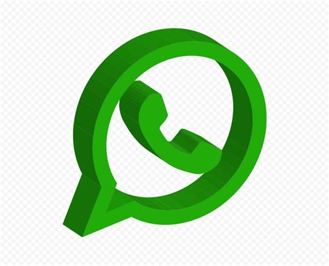 Hd 3d Whatsapp Wa App Outline Logo Icon Png Citypng