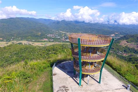Tambunan Viewing Point (Sinurambi Tower) in Greenest Valley of Sabah ...