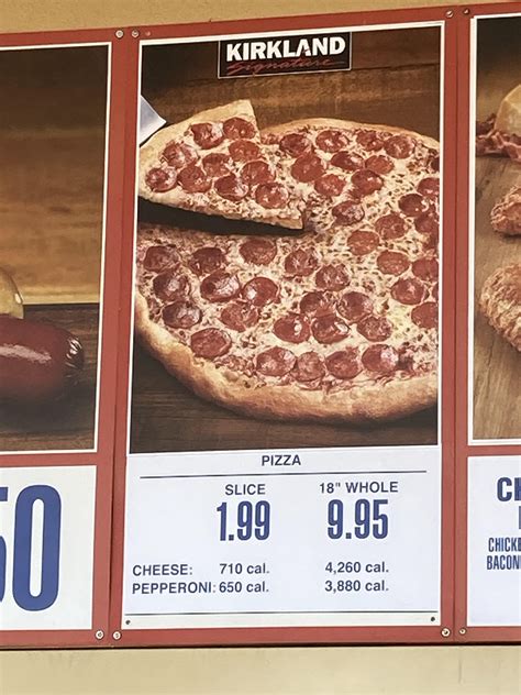 Cheese Pizza At Costco Is More Calories Than Pepperoni R