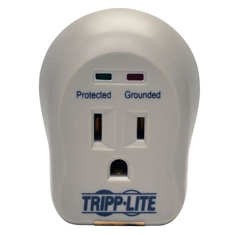 Tripp Lite 1 Outlet Portable Surge Protectorsuppressor Wall Mount