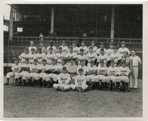 1947 Brooklyn Dodgers Team Photograph Wrookie Jackie Robinson