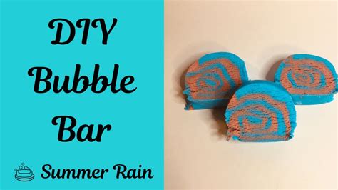 How To Make Diy Solid Bubble Bar Includes Recipe Youtube