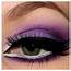 Light Purple  Eye Makeup Wedding For Brown Eyes