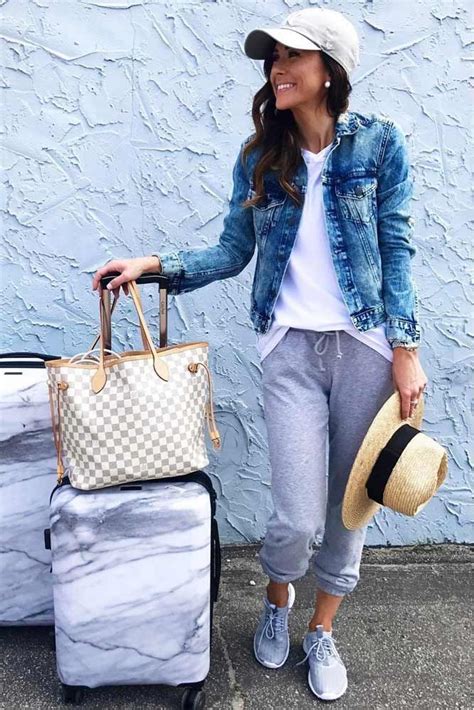 Airplane Outfits Ideas How To Travel In Style Airplane Outfits Travel Clothes Women Fashion